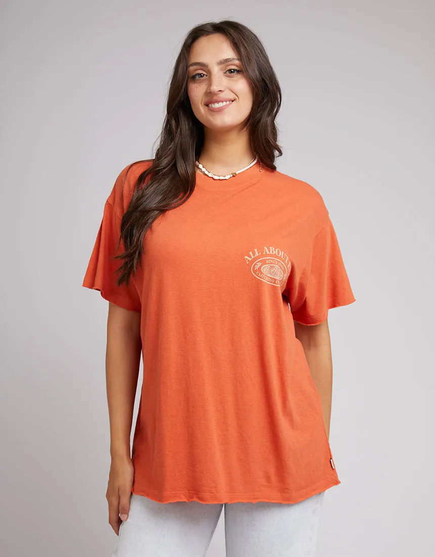 All About Eve Kind Eyes Tee Rust