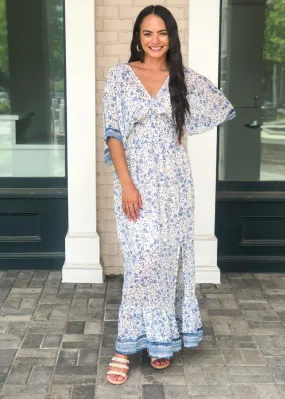 Amelia Island Floral Print Maxi Dress