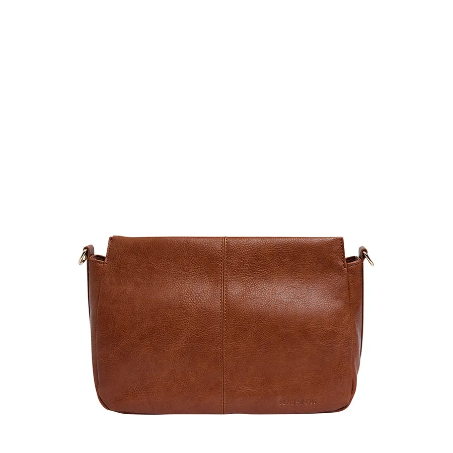 AMHERST SHOULDER BAG - TAN PEBBLE