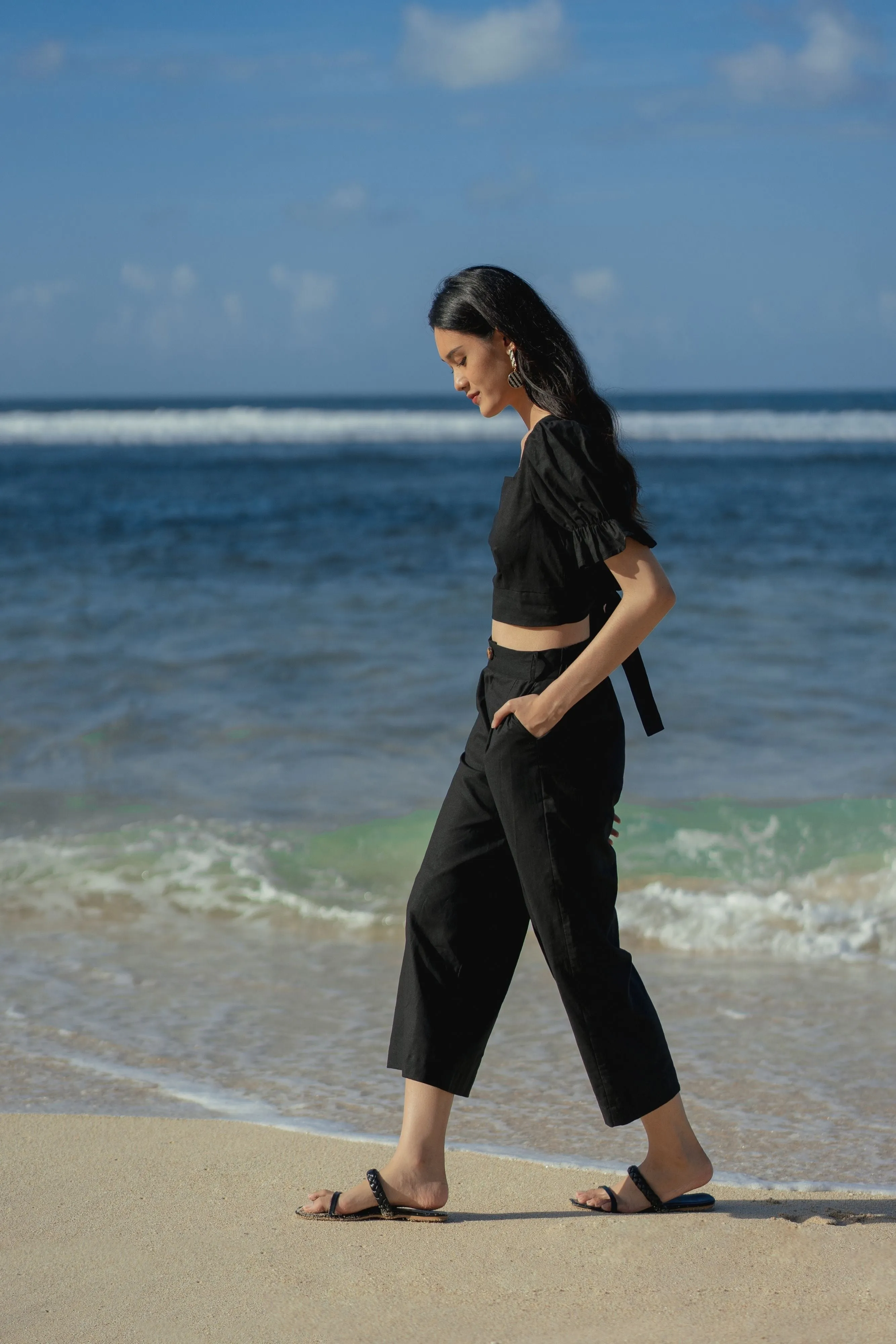 Barbara Culottes in Black