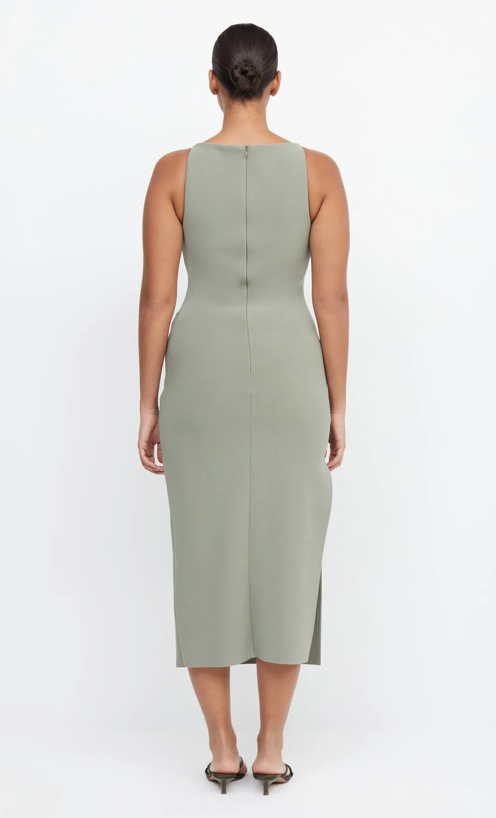 BE MINE TUCK DRESS - SAGE