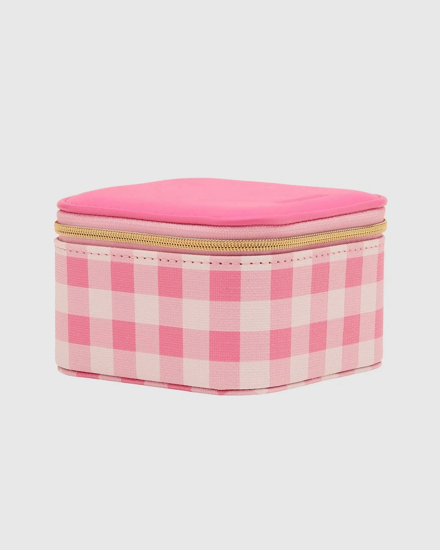 Beau Jewellery Box in Pink Gingham by Louenhide