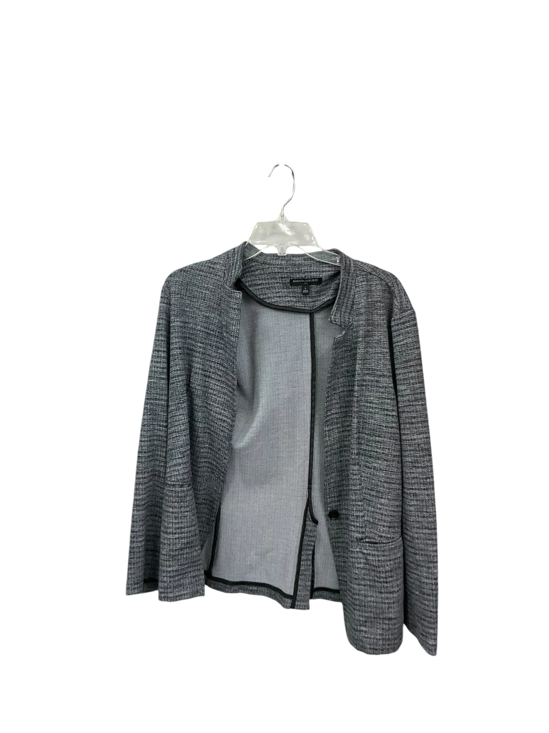 Blazer By Banana Republic In Grey, Size: L