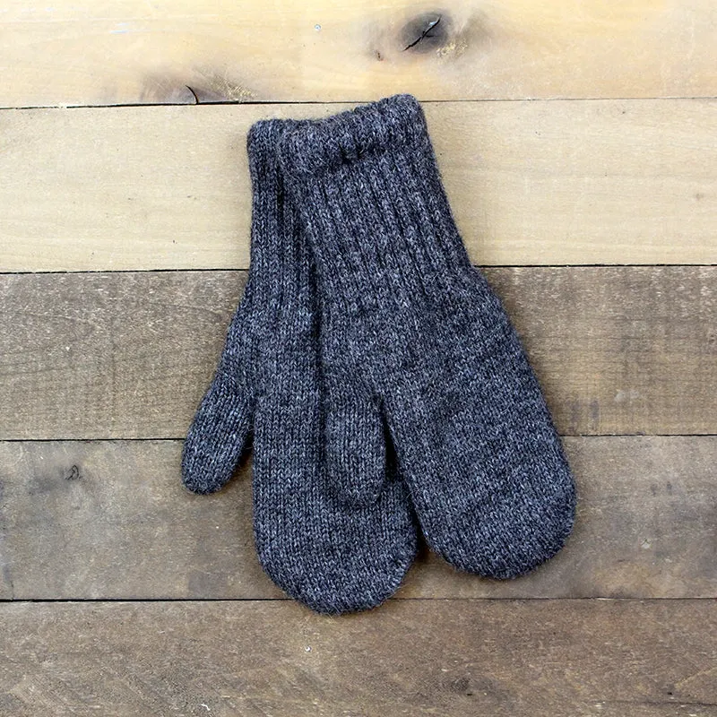 Bouclé Lined Alpaca Mittens