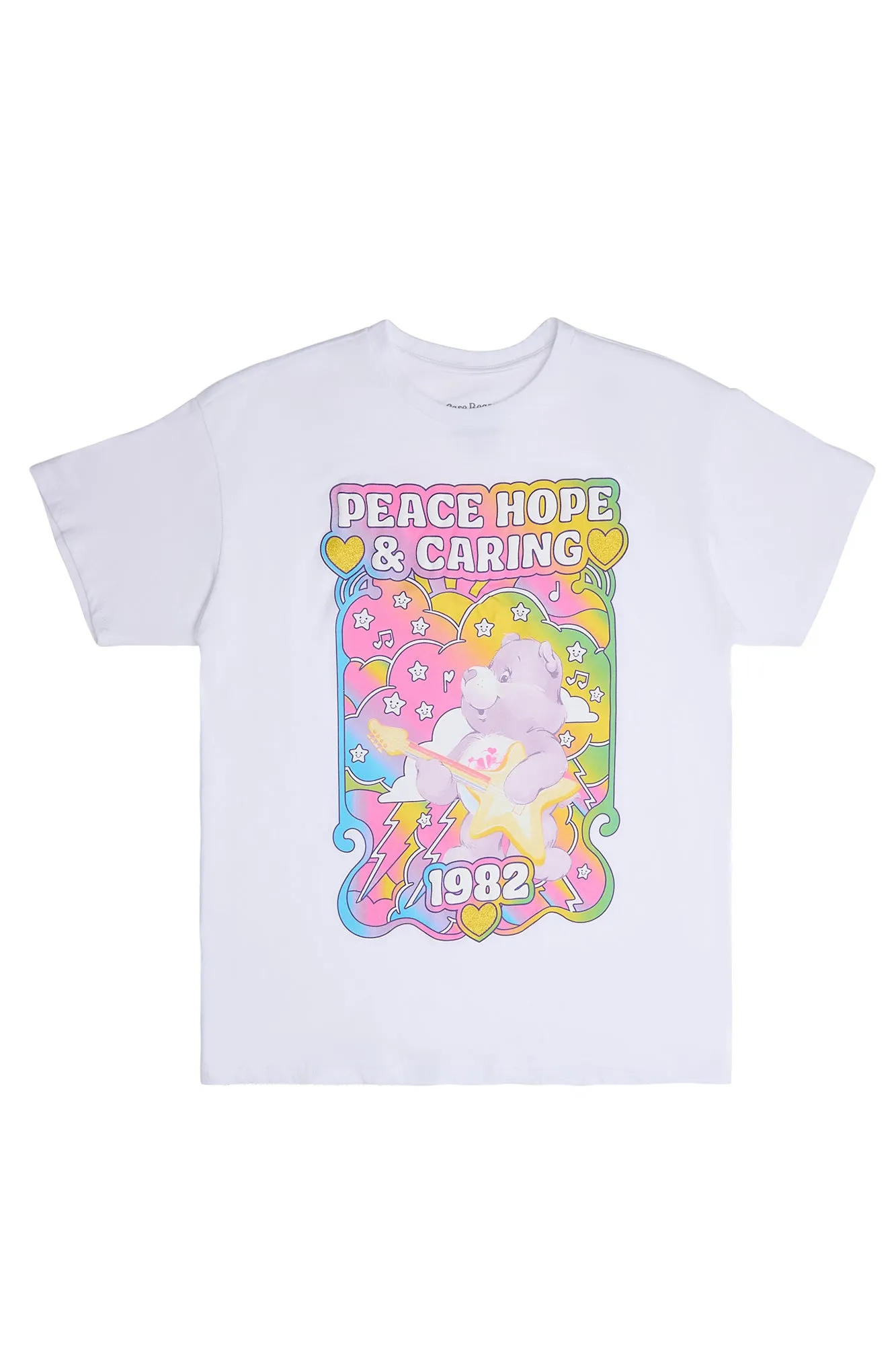 Care Bears 1982 Peace Hope And Caring Graphic Relaxed Tee