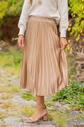 Classic Accordion Midi Skirt