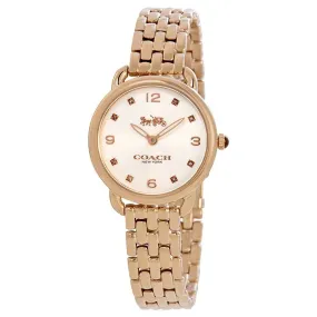 COACH DELANCEY SLIM DIAL ROSE GOLD-TONE WOMEN'S WATCH 14502783