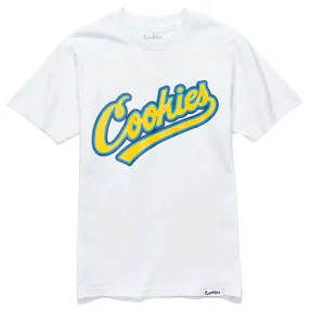 Cookies 'Puttin In Work' T-Shirt (White/Yellow) 1558T6113