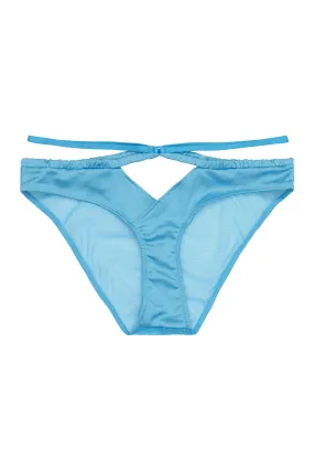 Dani Blue Strappy Satin Brief