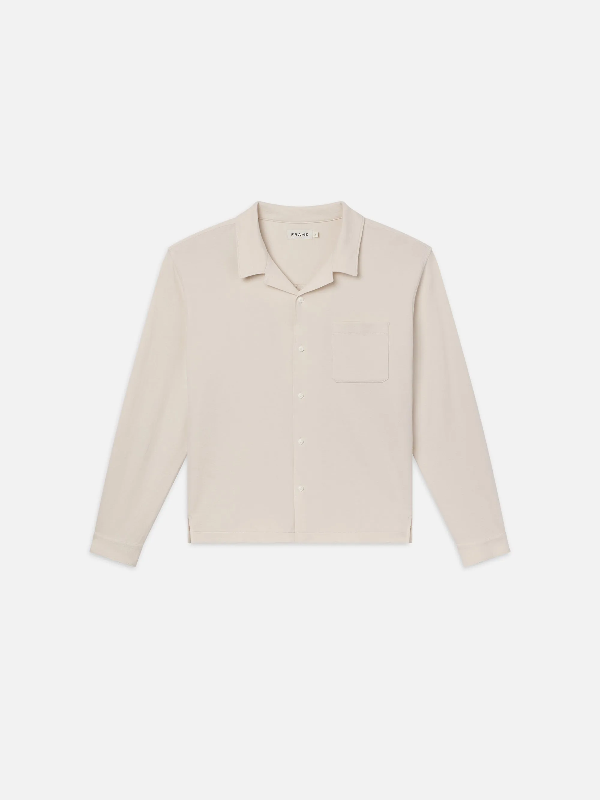 Duo Fold Relaxed Shirt -- White Sand