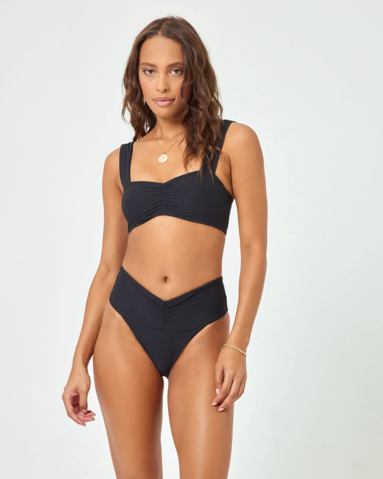 Eco Chic Repreve® Bardot Bikini Bottom - Black