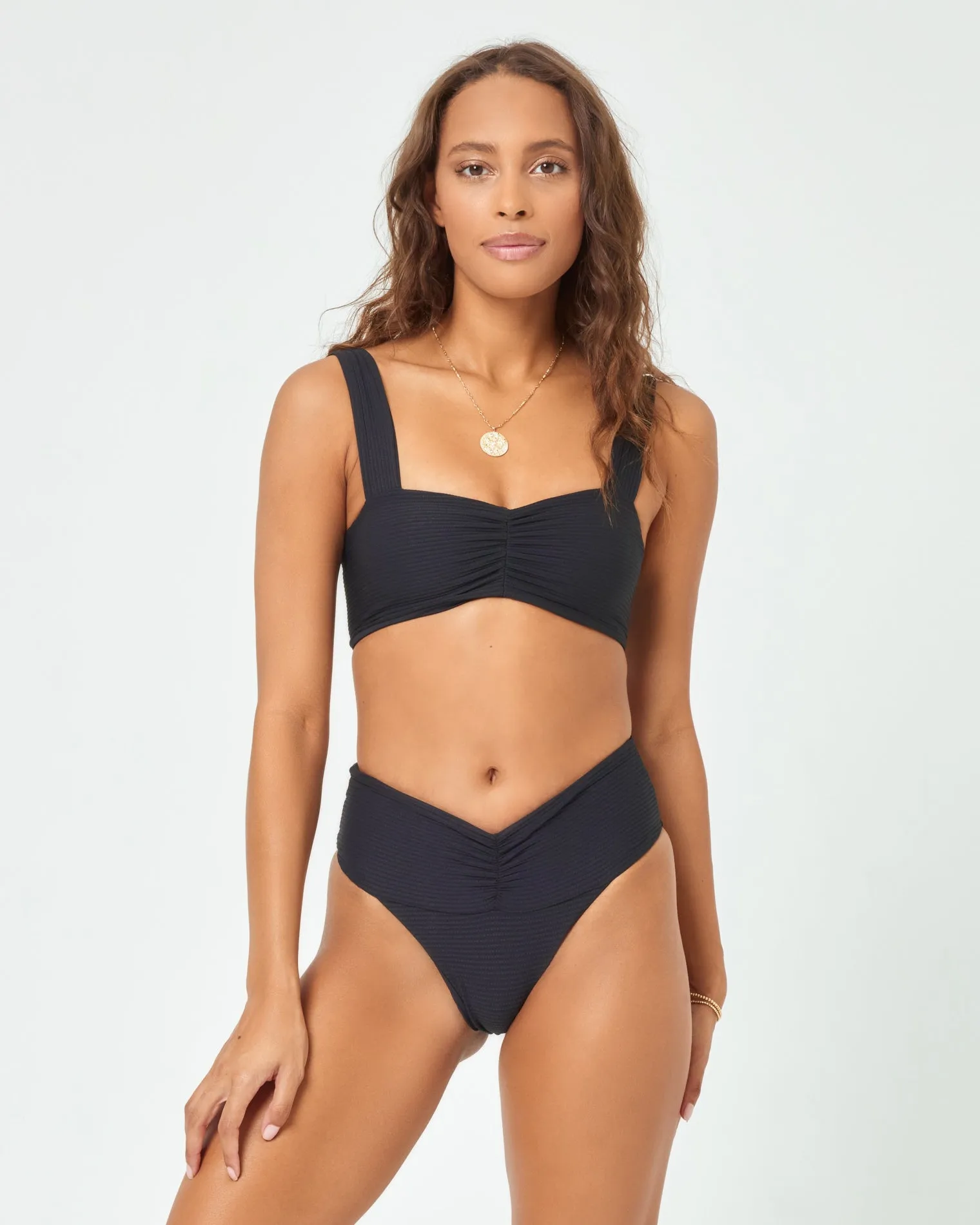 Eco Chic Repreve® Bardot Bikini Bottom - Black