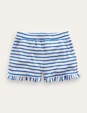 Frill Hem Towelling Shorts