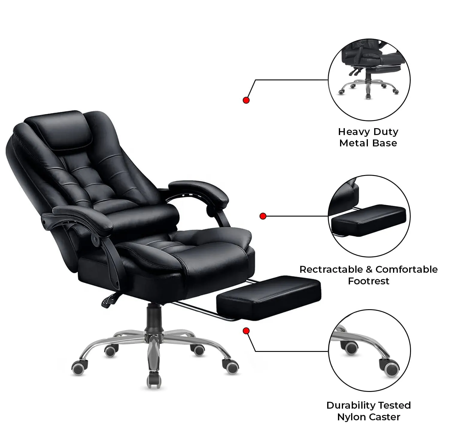 Green Soul Renewed Urbane Pro Leatherette Executive Chair