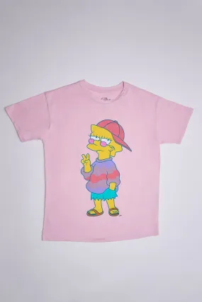 Lisa Simpson The Simpsons Graphic Relaxed Tee