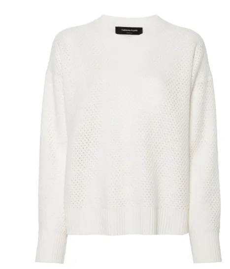 OPEN-KNIT SWEATER WITH BEAD DETAILING