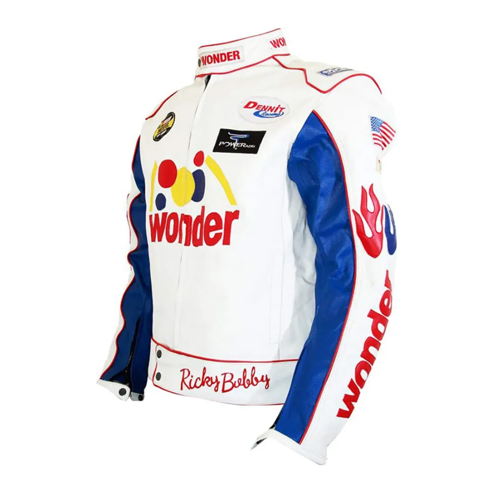 Ricky Bobby Wonder Leather Jacket