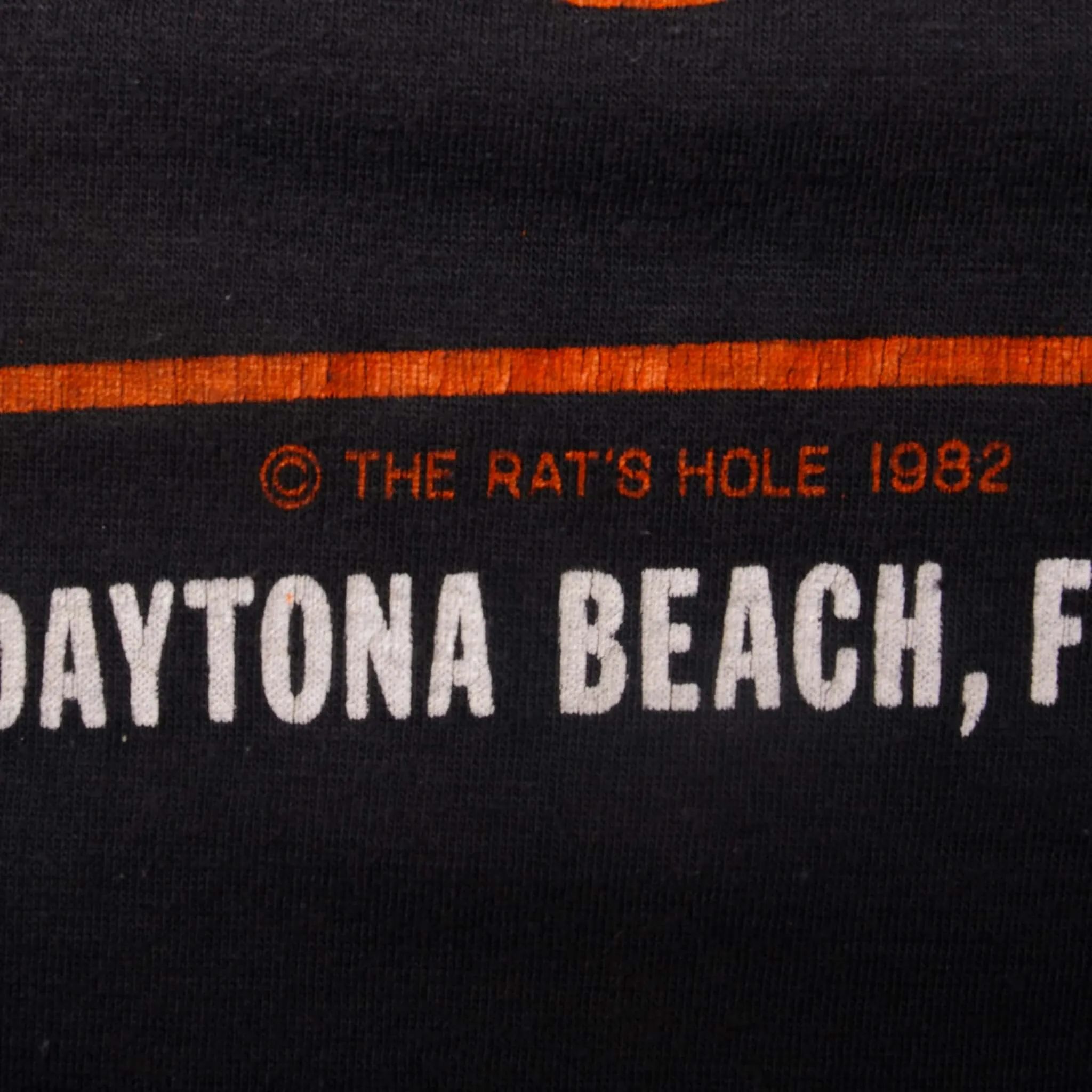 VINTAGE DAYTONA BEACH BIKE WEEK TEE SHIRT 1982 SIZE MEDIUM MADE IN USA