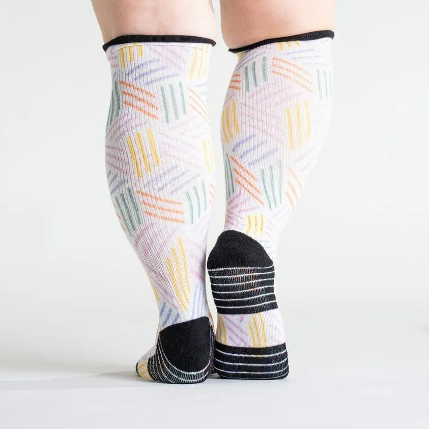 ZigZag Diabetic Compression Socks